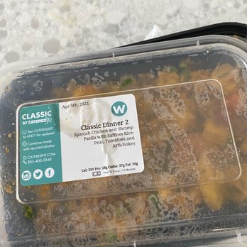 Catered Fit - a plastic container of food - Food Delivery Services Near Me - Fort Lauderdale, Florida