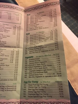 Menu photo 2 Chung Hing Chinese Restaurant Richmond, VA