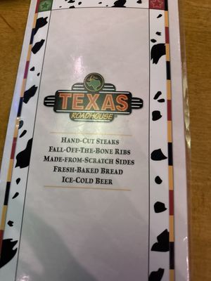 Menu photo 6 Texas Roadhouse National City, CA