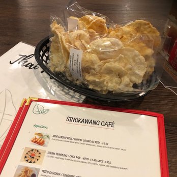 Singkawang Cafe - Bitternut crackers/Menus - Indonesian Near Me - El Monte, California