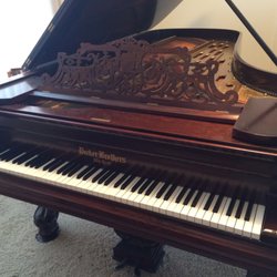 DeBellis Piano Tuning Repair and Rebuilding - 1880 Decker Bros Concert Grand Rosewood