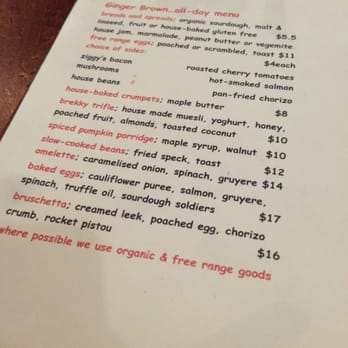 Ginger Brown - Coffee & Tea Near Me - South Hobart, TAS