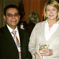 Pars Rug Gallery - Pars owner Hossein Nateghpour at the premier of Martha Stewart Rugs.