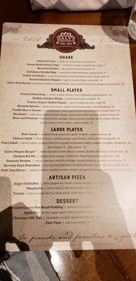 Menu photo 1 Daly's Pub & Rec Park City, UT Menu photo 1 Daly's Pub & Rec Park City, UT