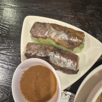 Pho Star Bowl - spring rolls with charbroiled beef - Vietnamese Near Me - Riverside, California Pho Star Bowl - spring rolls with charbroiled beef - Vietnamese Near Me - Riverside, California