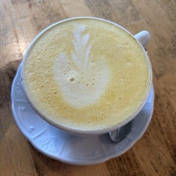 Haven Cafe & Bakery - The Golden Milk Latte - Breakfast & Brunch Near Me - Lenox, Massachusetts Haven Cafe & Bakery - The Golden Milk Latte - Breakfast & Brunch Near Me - Lenox, Massachusetts