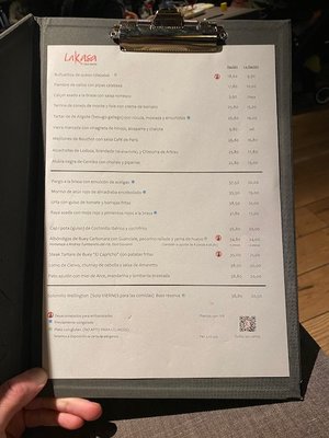 Menu photo 1 Lakasa Madrid, M