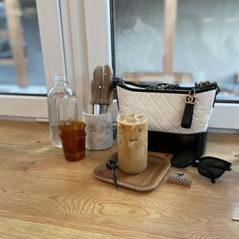 Ethos - Iced Vanilla Latte - Cafes Near Me - Golden, British Columbia