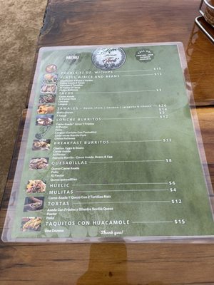 Menu photo 3 Aztec food Bishop, CA