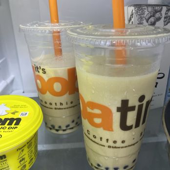 It's Boba Time - La Palma - Tiger milk tea and Phoenix milk tea (leftovers) - Bubble Tea Near Me - La Palma, California It's Boba Time - La Palma - Tiger milk tea and Phoenix milk tea (leftovers) - Bubble Tea Near Me - La Palma, California