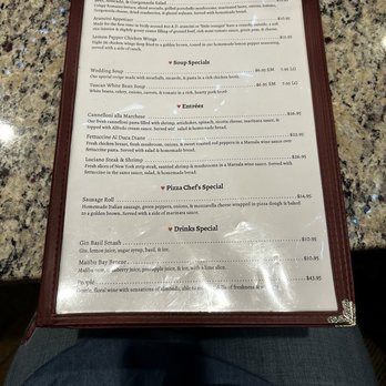 Luciano Italian Restaurant - Menu - Italian Near Me - Oakton, Virginia Luciano Italian Restaurant - Menu - Italian Near Me - Oakton, Virginia
