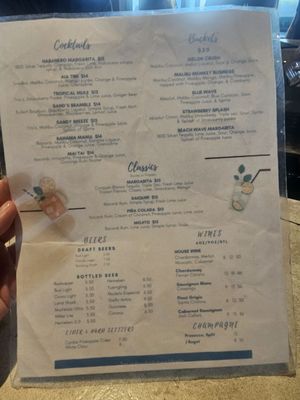 Menu photo 2 Sand On the Beach Melbourne Beach, FL Menu photo 2 Sand On the Beach Melbourne Beach, FL
