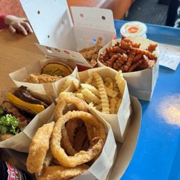 BBQ Burger Onion Rings French Fries Crispy Chicken Sandwich (SPICY) Sweet Potato Fries BBQ Burger Onion Rings French Fries Crispy Chicken Sandwich (SPICY) Sweet Potato Fries