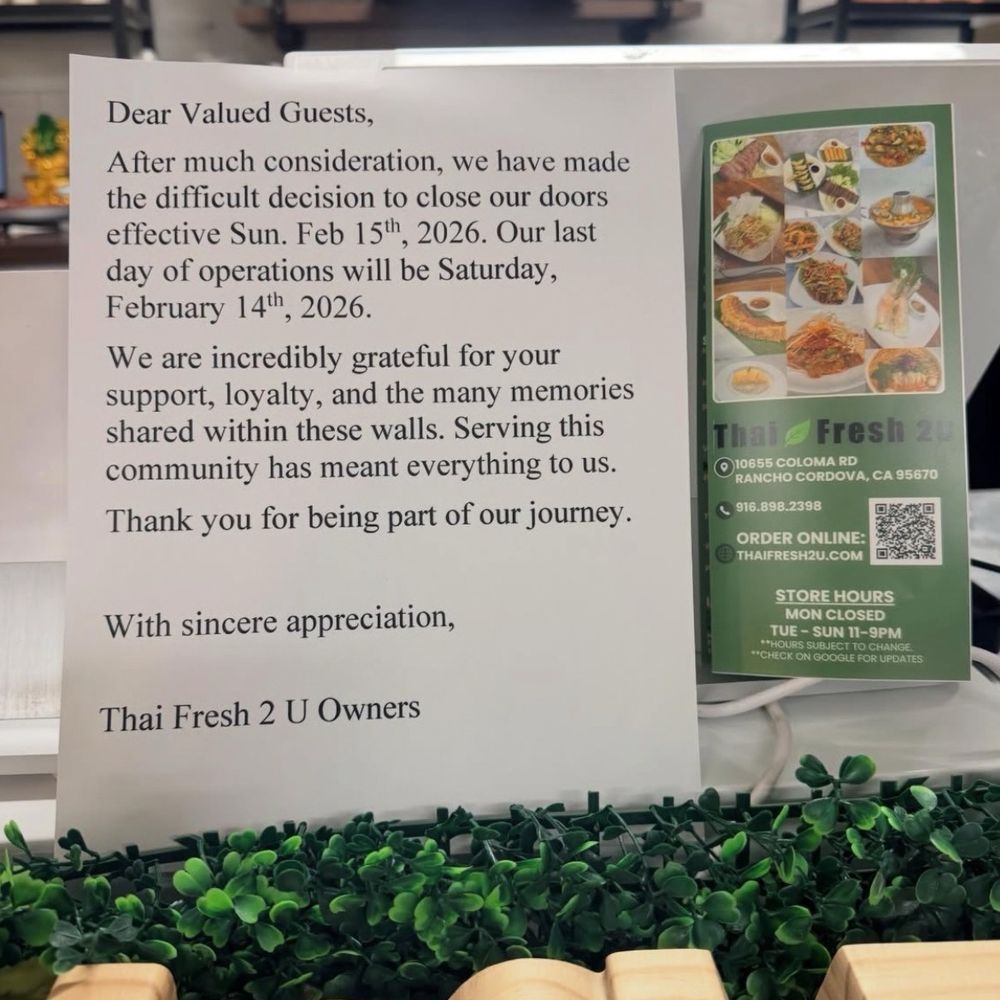 Thai Fresh 2 U - From the owners :( - Asian Fusion Near Me - Rancho Cordova, California Thai Fresh 2 U - From the owners :( - Asian Fusion Near Me - Rancho Cordova, California