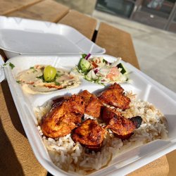 JF Mediterranean cuisine - Chicken kabab plate.