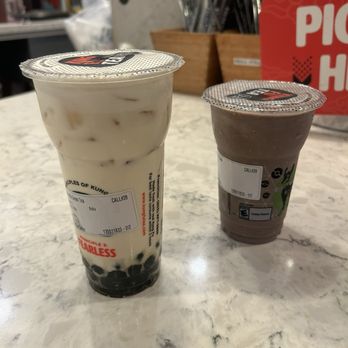 Kung Fu Tea - Green Milk Tea & Oreo Slush - Bubble Tea Near Me - Santee, California