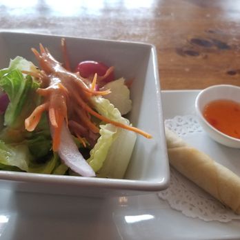 Thai Diva Cuisine - Lunch special appetizers (salad and spring roll) - Thai Near Me - Woodside, New York Thai Diva Cuisine - Lunch special appetizers (salad and spring roll) - Thai Near Me - Woodside, New York