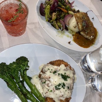 The 908 - Jidori Chicken and Halibut - New American Near Me - Long Beach, California