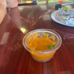 Salsa served with chips. So goood Salsa served with chips. So goood