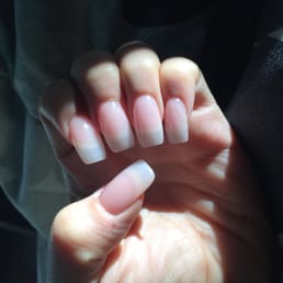 Natural acrylic nails