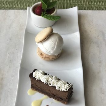 Mariposa - Dessert tasting trip.  The macaroon was on point - New American Near Me - Honolulu, Hawaii
