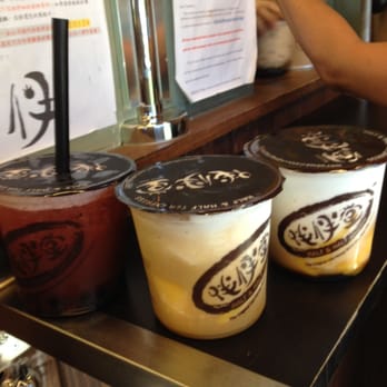Half & Half Tea Express - Strawberry slush w/ honey boba. 2 Iced milk with pudding drinks :) - Coffee & Tea Near Me - Rowland Heights, California Half & Half Tea Express - Strawberry slush w/ honey boba. 2 Iced milk with pudding drinks :) - Coffee & Tea Near Me - Rowland Heights, California