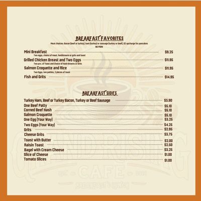 Menu photo 1 Grand Rising Cafe Chicago, IL Menu photo 1 Grand Rising Cafe Chicago, IL