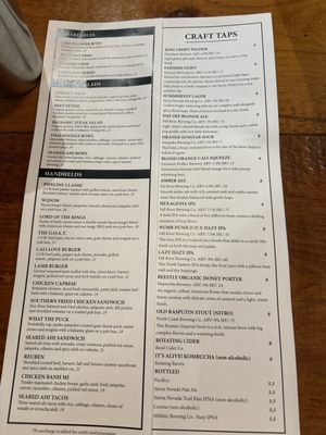 Menu photo 1 Pipeline Craft Taps & Kitchen Mount Shasta, CA Menu photo 1 Pipeline Craft Taps & Kitchen Mount Shasta, CA