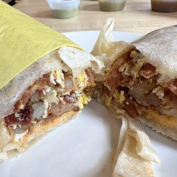 Bacon breakfast burrito Bacon breakfast burrito