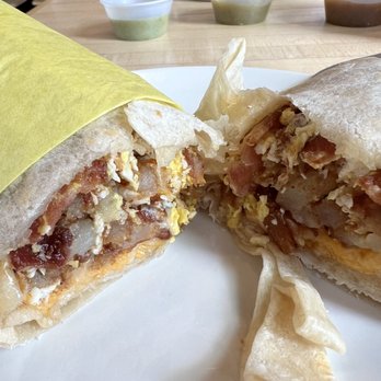 Ediberto's Taco Shop - Bacon breakfast burrito - Mexican Near Me - Grants Pass, Oregon Ediberto's Taco Shop - Bacon breakfast burrito - Mexican Near Me - Grants Pass, Oregon