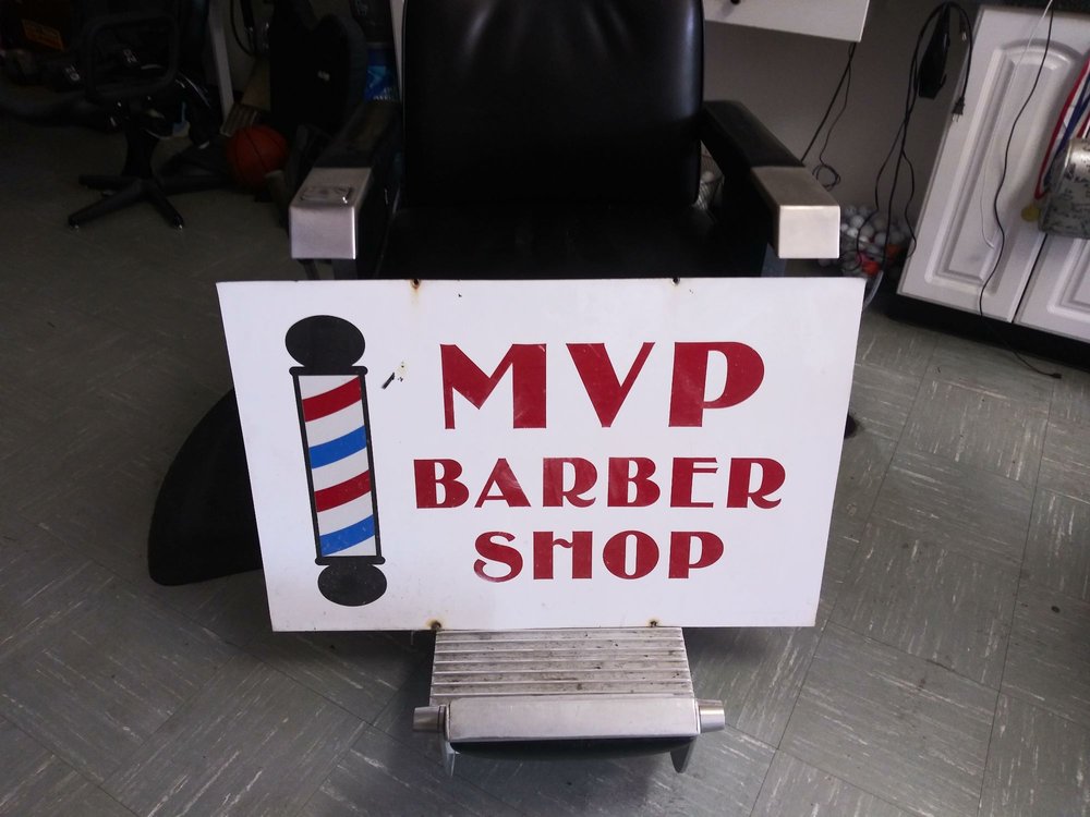 MVP Barber Shop Logo