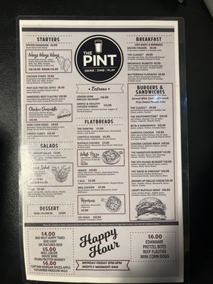 Menu photo 4 The Pint Las Vegas, NV Menu photo 4 The Pint Las Vegas, NV
