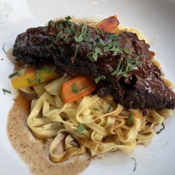 Marseille - Beef Short Ribs with buttered egg noodles - French Near Me - New York, New York