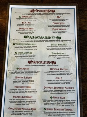 Menu photo 1 Mom's Restaurant Chico, CA Menu photo 1 Mom's Restaurant Chico, CA