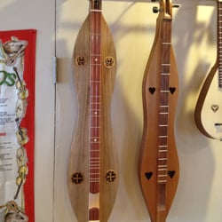 Pinelands Folk Music & Basketry - Mt. Dulcimer Wall