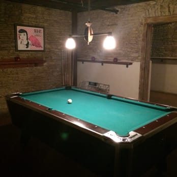 Stubb's Bar-B-Q - Shady looking pool table on your way to the bathroom... Yikes... - Barbeque Near Me - Austin, Texas
