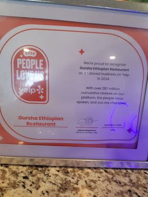 Menu photo 1 Gursha Ethiopian Restaurant Las Vegas, NV