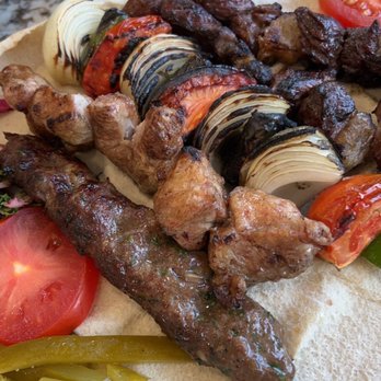 Hawilo Grill - Grilled assorted meat kabobs - Mediterranean Near Me - Detroit, Michigan