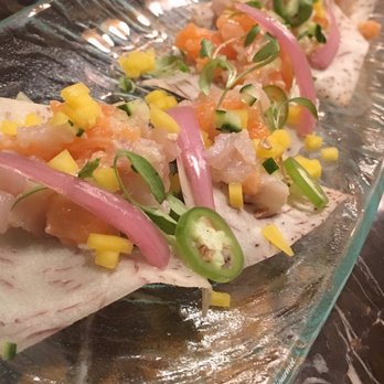 The Victor - Salmon & Hamachi "Nachos" - Steakhouses Near Me - Vancouver, British Columbia The Victor - Salmon & Hamachi "Nachos" - Steakhouses Near Me - Vancouver, British Columbia
