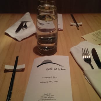 Pacific Rim - Valentine's day place setting - Asian Fusion Near Me - Ann Arbor, Michigan Pacific Rim - Valentine's day place setting - Asian Fusion Near Me - Ann Arbor, Michigan