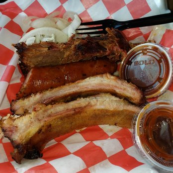 Cattlemans BBQ - Small 3 meat plate - Barbeque Near Me - Brady, Texas