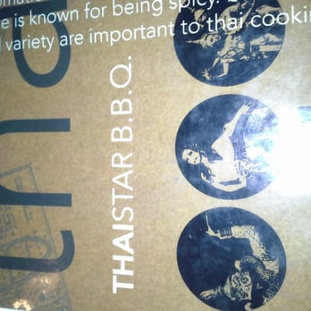Thai Star BBQ - Menu cover - Thai Near Me - Corona, California