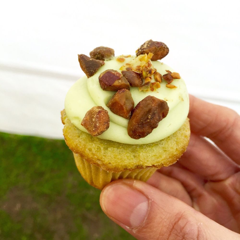 Dots Cupcakes - Pistachio Mini - $1.25 - Cupcakes Near Me - Pasadena, California