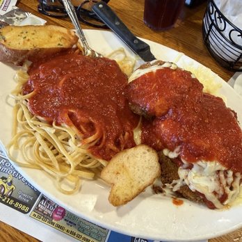 Lamp Post Diner - Eggplant Parmesan with pasta - Desserts Near Me - Clementon, New Jersey Lamp Post Diner - Eggplant Parmesan with pasta - Desserts Near Me - Clementon, New Jersey