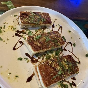 Tony's Taverna - Halloumi Cheese appetizer--SO good! - Burgers Near Me - Three Rivers, California