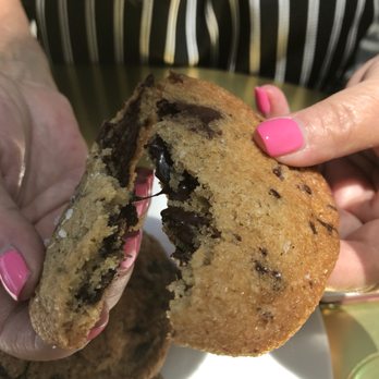RH Rooftop Restaurant at RH West Palm - Warm chocolate chip cookies with sea salt IG: LunchwithLaur - Wine Bars Near Me - West Palm Beach, Florida