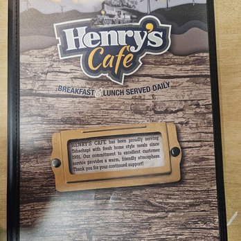 Henry's Cafe - Breakfast & Brunch Near Me - Tehachapi, California