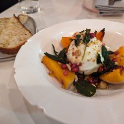 The Lark - Burrata with roasted butternut squash