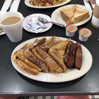 Johnny Rockets - 1) Cinnamon French Toast with Sausage 2) Philly Steak Omelette with Country Potatoes - Burgers Near Me - Atlantic City, New Jersey Johnny Rockets - 1) Cinnamon French Toast with Sausage 2) Philly Steak Omelette with Country Potatoes - Burgers Near Me - Atlantic City, New Jersey