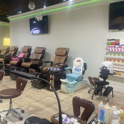 Lavish Nail & Spa - More pedicure side. Kid's pedicure chair